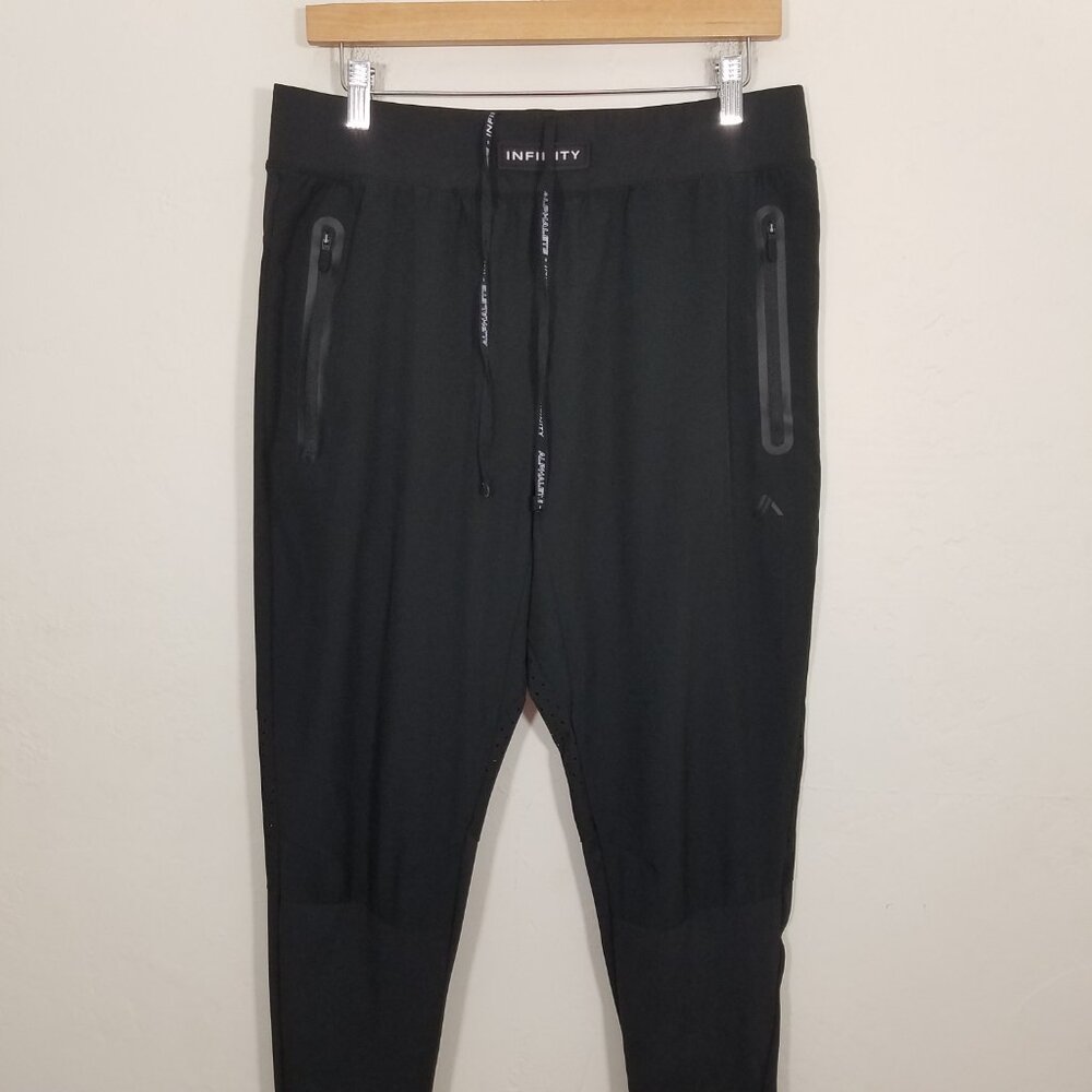 Alphalete Infinity Tech Active Workout Pants Black - image 3